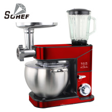 Home kitchen appliance mixer grinder blender electric food processor with rotating bowl